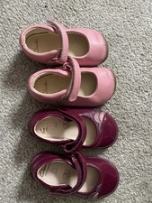 Clarks Shoe Bundle Girls Size 5 Pink And Burgundy