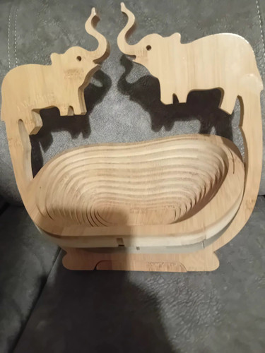 Unusual wooden collapsible