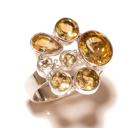Cluster citrine mix shape - mix, cut