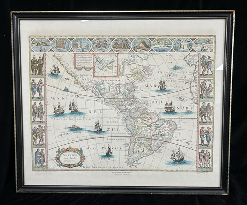 Antique map willem joan - antique, by