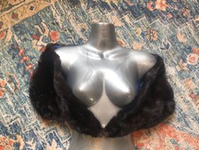 New  design Real brown black mink fur  stole Scarf
