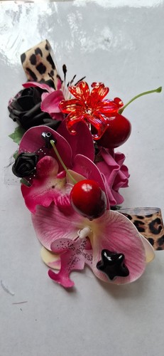 Hair flower vintage style - hair,