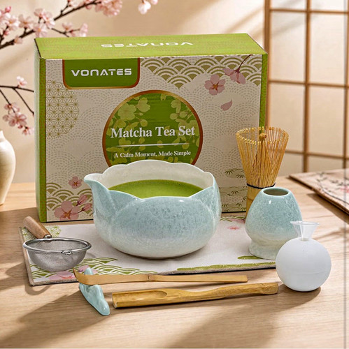 Matcha tea set piece - tea, 9-piece