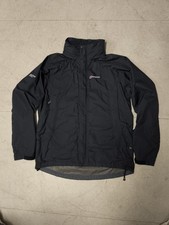 Berghaus Goretex Paclite Jacket Mens XL Black Shell Rain Coat Hiking Walking
