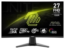 MSI MAG Curved Gaming Monitor 27C6F 27" 180Hz 1ms Full HD 1080p Black