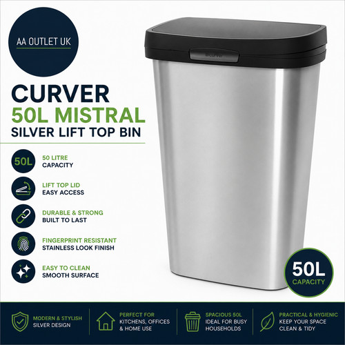 Curver 50l mistral silver - curver,