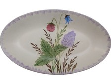 Radford Handpainted Oval Plate Floral Design England Ceramic Ornament