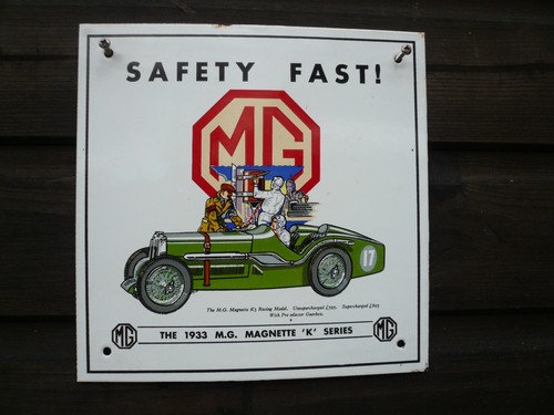 Enamel sign mgb classic - enamel, sign,mgb.