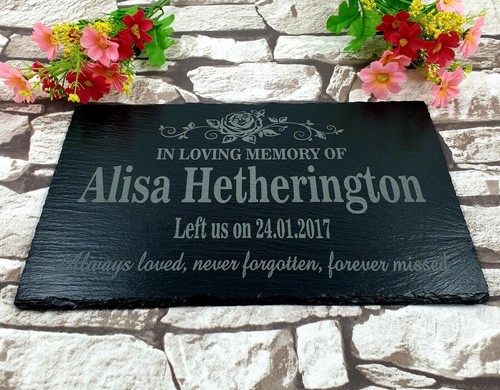 Personalised engraved memorial - personalised,