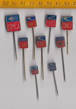 Vintage SIMCA Logo pin badges