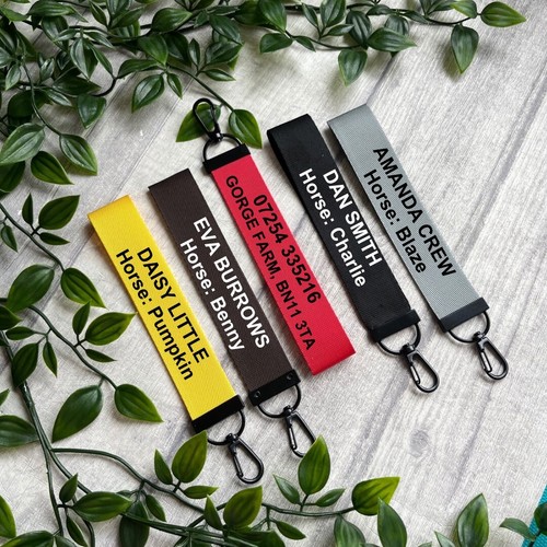 Saddle safety tag - , horse