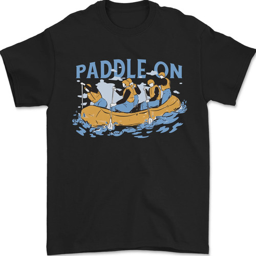 White water rafting paddle - white,