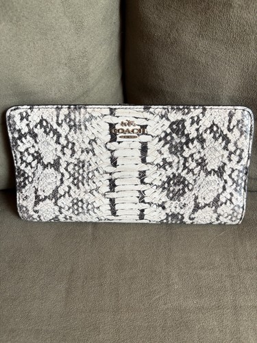 Coach python embossed - coach, leather