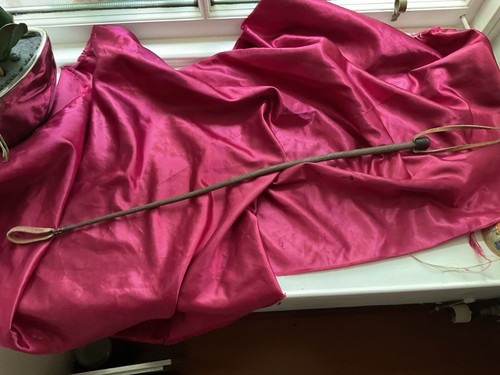 Leather riding crop with - leather,