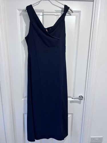 Missfiga navy blue maxi dress - maxi,