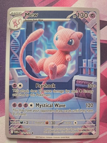Mew crochet custom - mew, fan