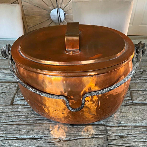 Large hammered copper - large,