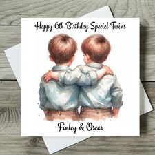 Personalised Twins Birthday