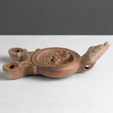 Ancient Roman Chariot Oil Lamp