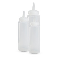 Clear Plastic Squeeze Bottles
