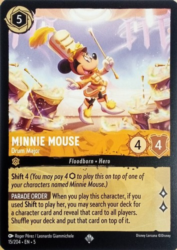 204 minnie mouse drum major - 15/204,