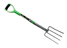 Digging Fork Stainless Steel Shaft Durable Rust Resistant Heavy Duty 
