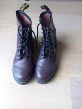 Dr. Marten Size 6W 1460 Smooth Leather Purple Boots - Used Good Condition