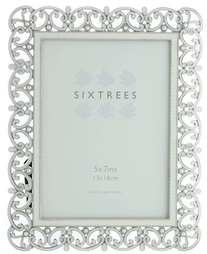 Vintage silver ivory enamel - silver,