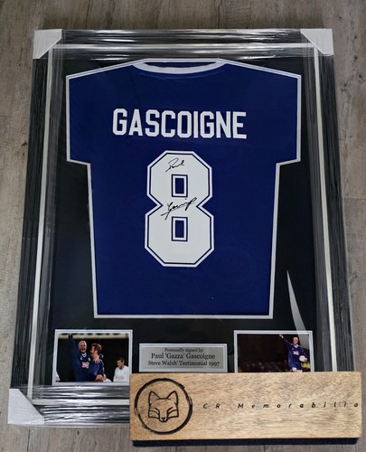 Signed paul gascoigne - signed,