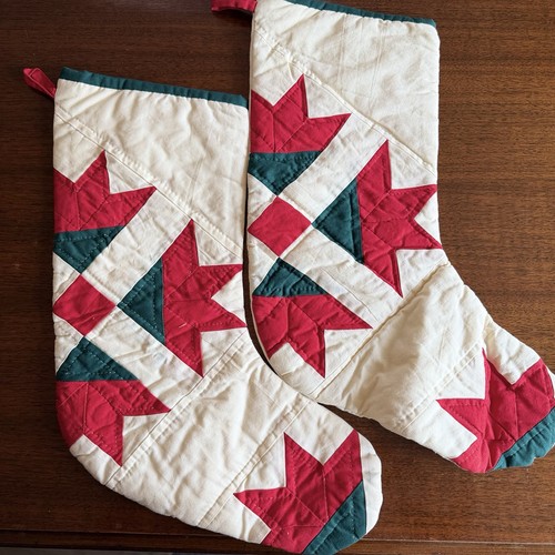Quilted christmas stockings - 2,