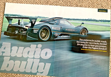 PAGANI ZONDA R - COLLECTIBLE FRAMEABLE CLASSIC CAR TRACK / ROAD TEST REVIEW