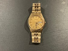 Seiko Solar Mens Gold Watch