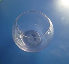 Rustik Round Glass Flower Vase Fish Bowl Balloon Centerpiece Wedding 20cm