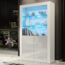 170cm Cabinet Sideboard I High Gloss/Matt Doors I Cupboard Display I Free LED