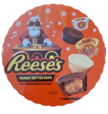 2025 Reeses Peanut Butter Cups Tin. Christmas Collectable Tin 309g