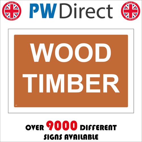 Sign wood timber waste - sign,