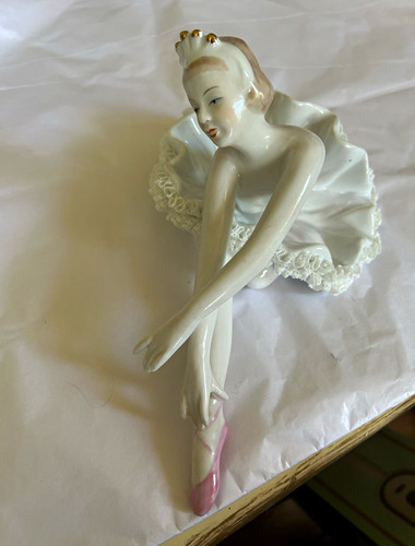 Beautiful porcelain ballerina