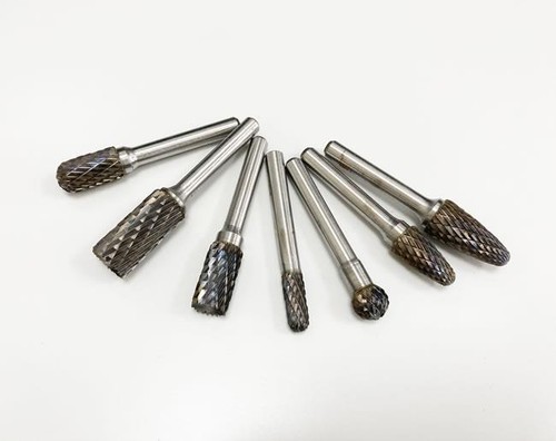 Tungsten carbide burr set - carbide,