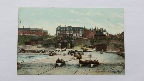 Postcard whitley bay sands - bay,