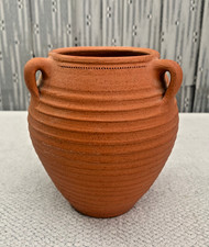 5" Hand Thrown 3 Handled Urn