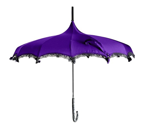 Soake umbrella purple - umbrella, lace