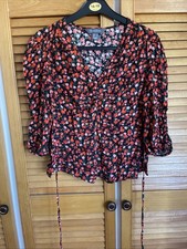 Women's Blouse Floral Pattern