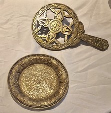 Victorian Brass Hearth Trivet