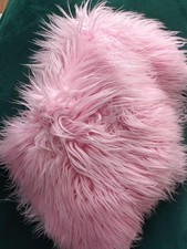 Pink fluffy layer for newborn photography