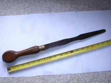 Large Vintage I. SORBY Wooden Handle Cabinet Maker Turnscrew / Screwdriver. (15