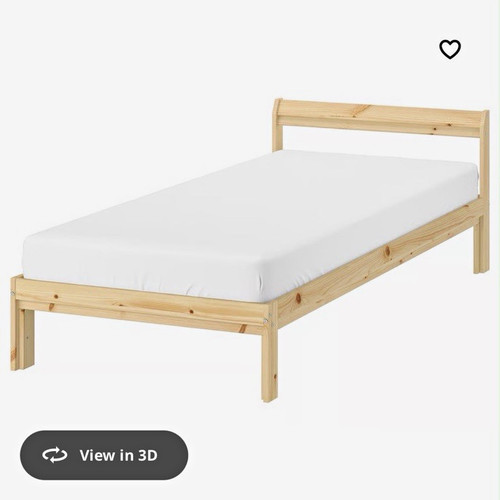 Ikea neiden pine bed - bed, frame