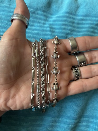 Stainless steel bracelet - x,
