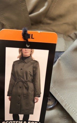 Scotch soda ladies trench - soda,