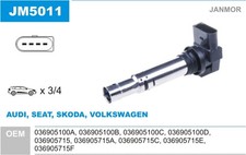 IGNITION COIL FITS: VW GOLF IV