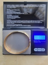 18ct Gold Soft Gold Bangle 